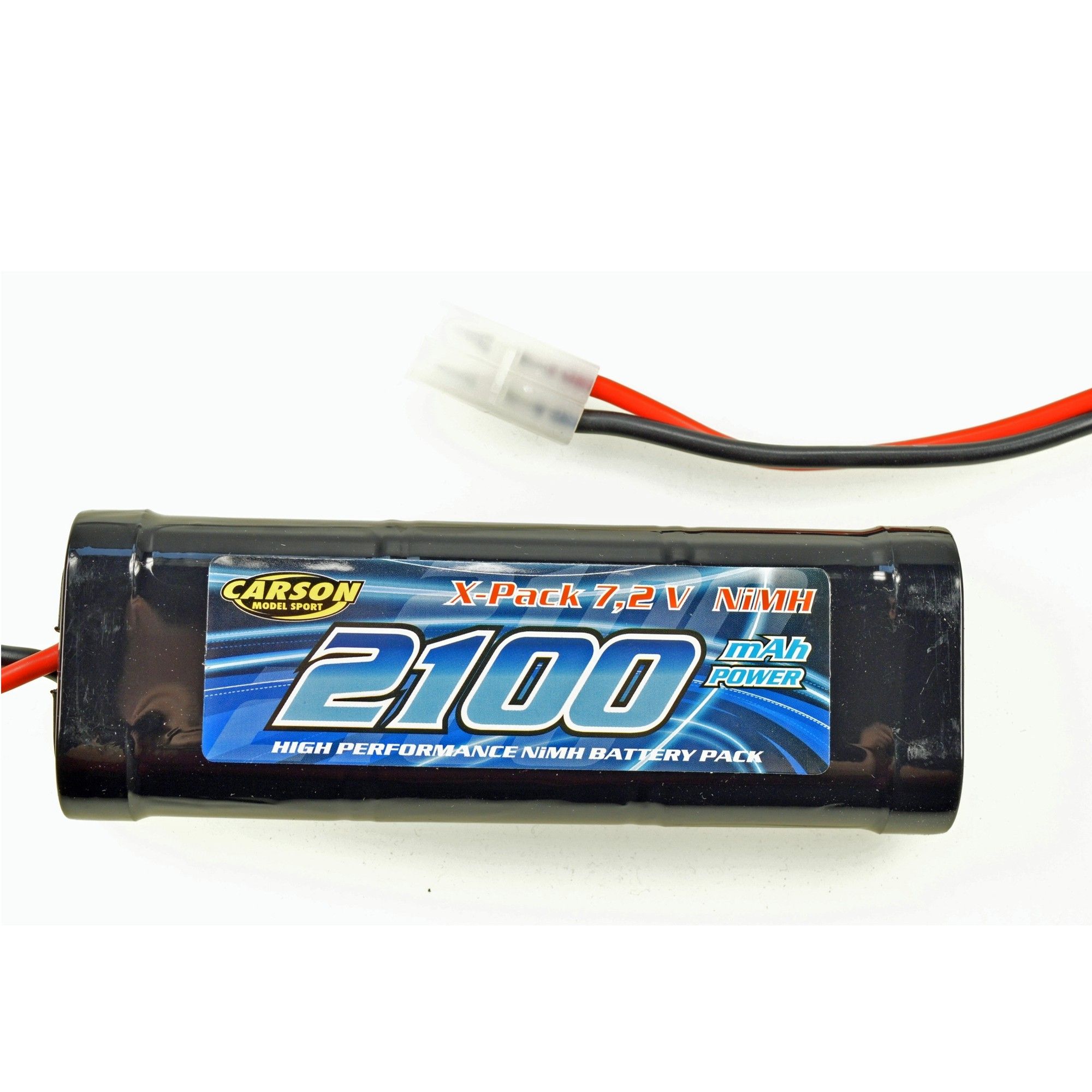 Carson Akku Racing Pack 2100mAh_ NiMH 7_2V mit Tamiya Stecker - RC-Zubehoer