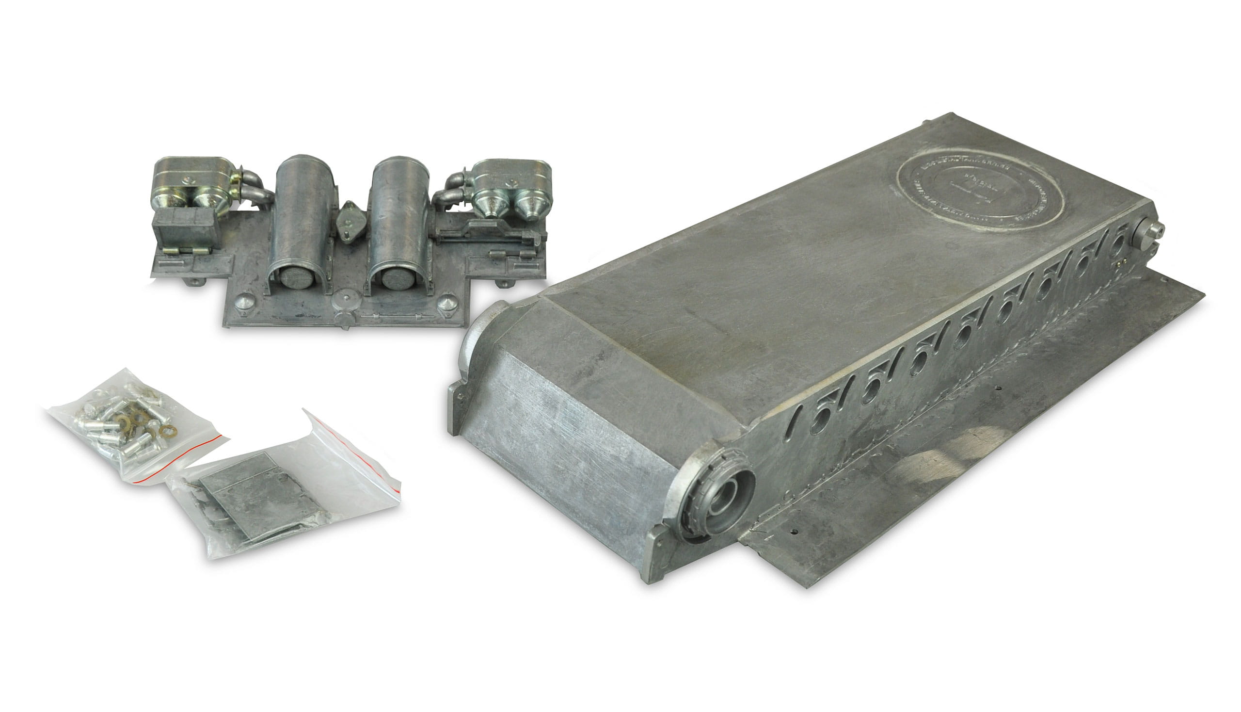 Amewi metal chassis track tensioner 1_16 Tiger back panel - RC-Zubehoer