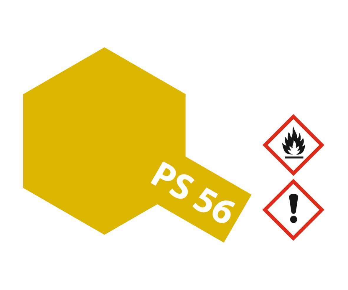 Tamiya PS-56 Mustard Yellow Sprühfarbe 100ml für Polycarbonat ( Lexanfarbe )