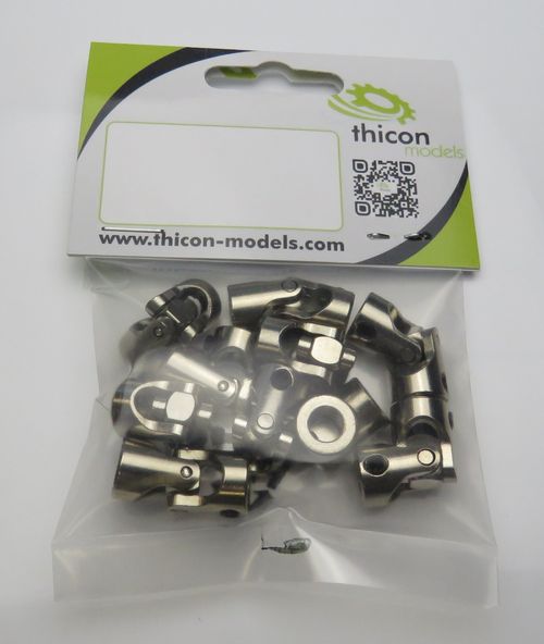 Thicon Kardangelenk Stahl 6/6mm 23mm lang 10Stück