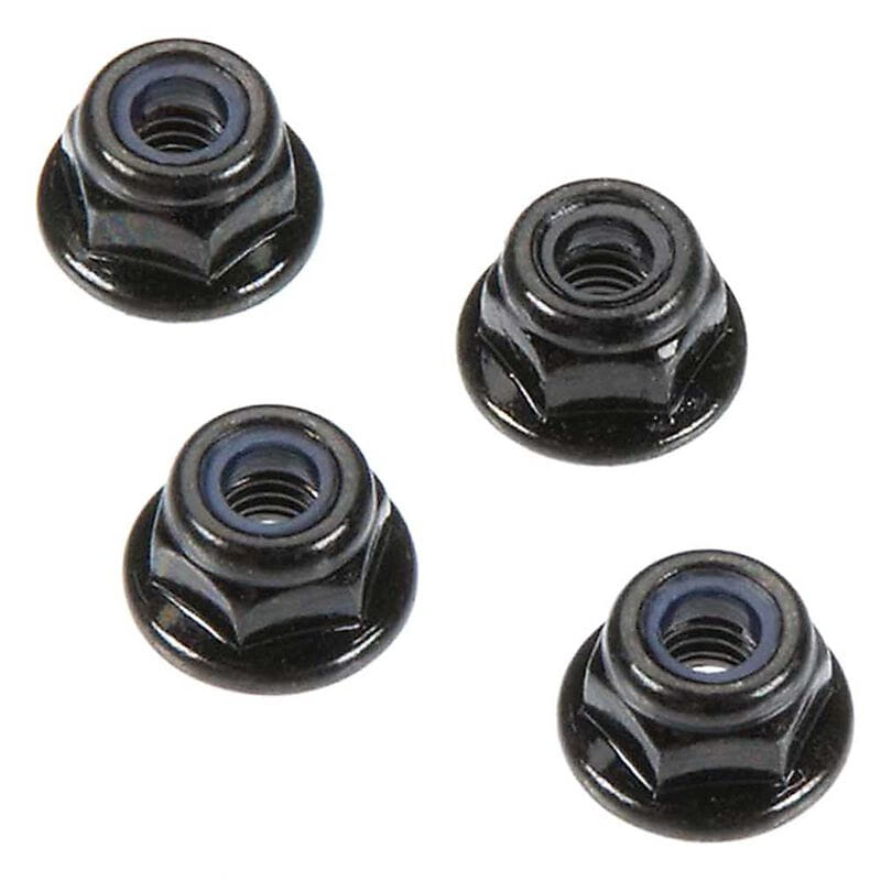 Arrma AR708001 Flange Lock Nuts 4mm (4)