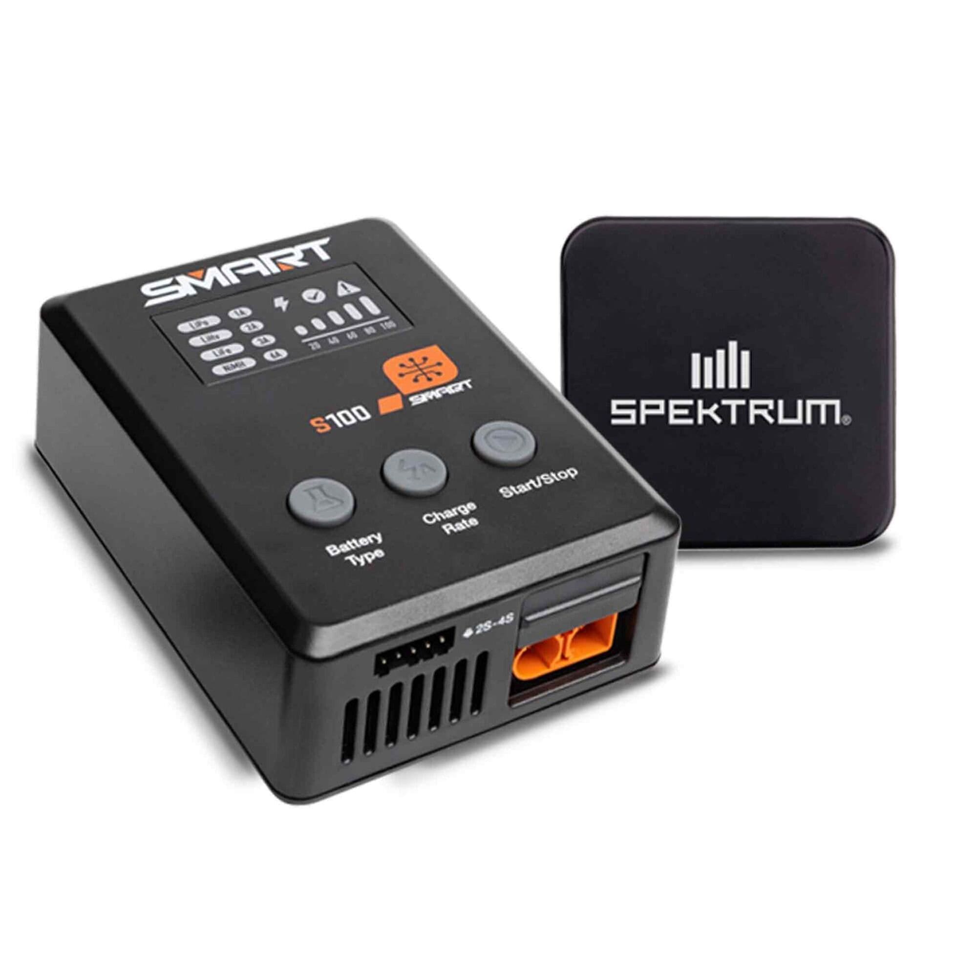 Spektrum S100 USB-C Smart Ladegerät 100W inkl. 65W Netzteil für RC-Akkus Spektrum S100 USB-C Smart Ladegerät 100W inkl. 65W Netzteil für RC-Akkus