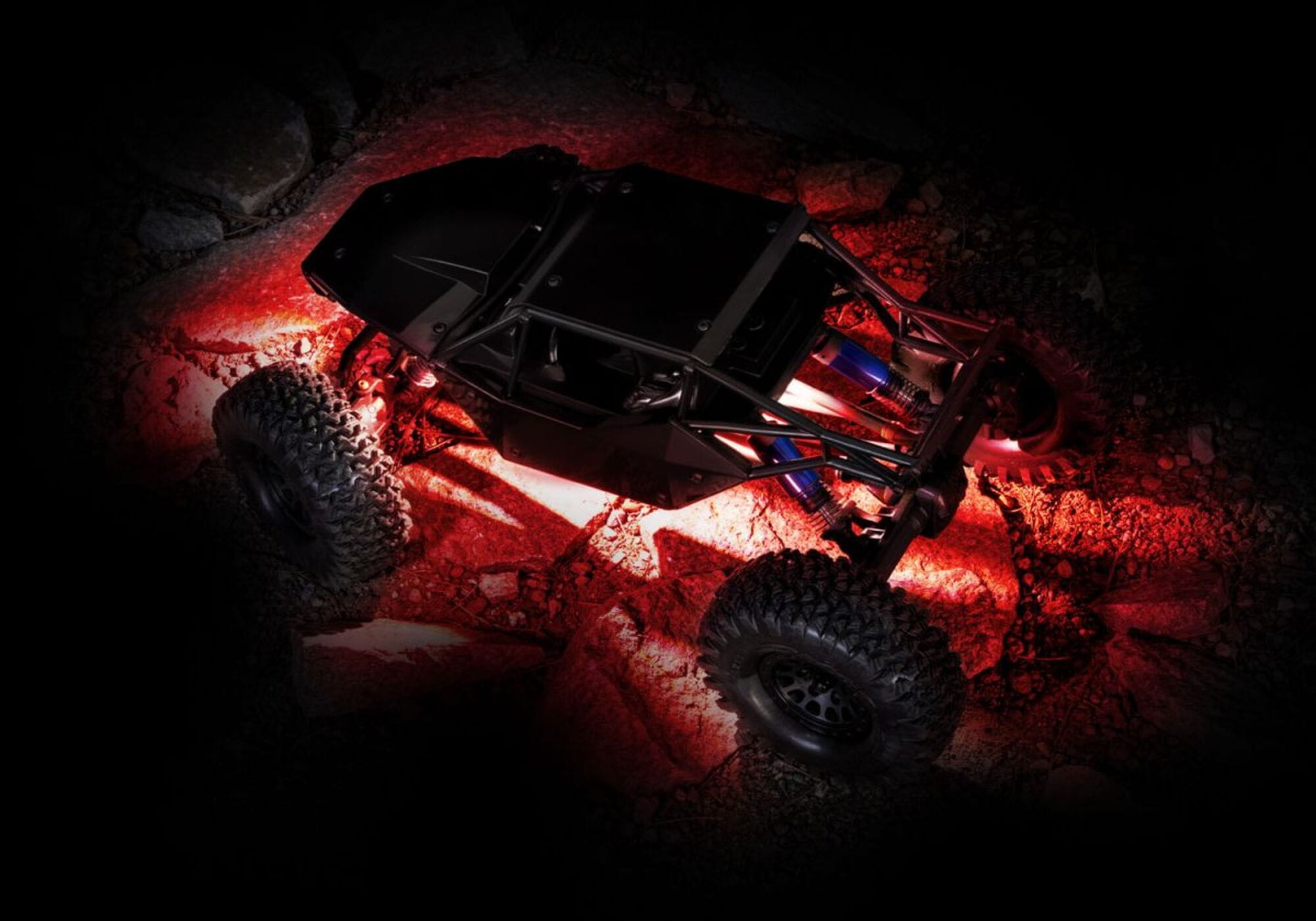 Traxxas TXC-4M Rock Lights Rot LED Unterbodenbeleuchtung