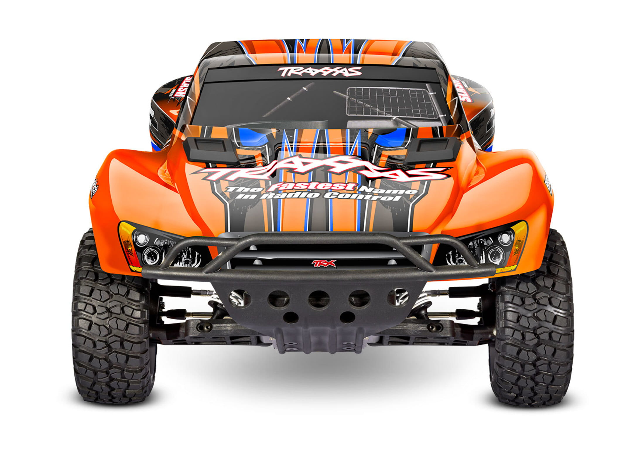 traxxas slash brushless rtr short course truck orange