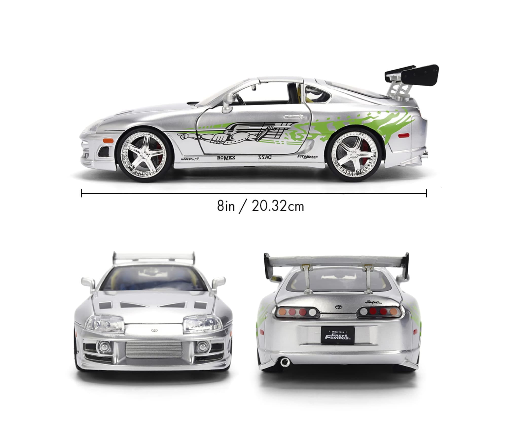 Jada Toys Fast _ Furious Brian's Toyota Supra 1995 1_24 Silber