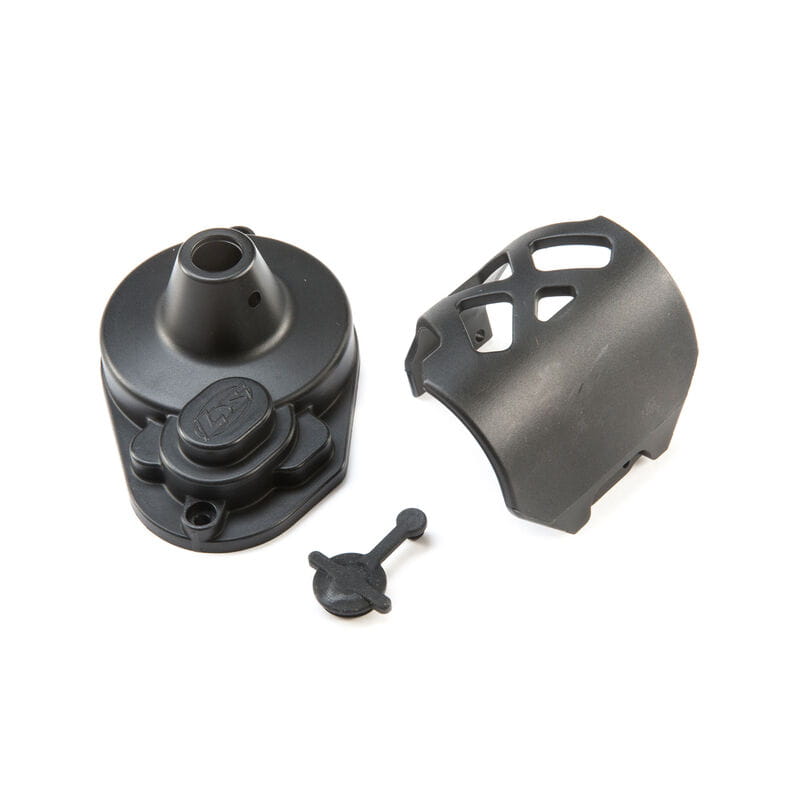 Losi Gear Cover - Motor Guard_ 22S - RC-Zubehoer