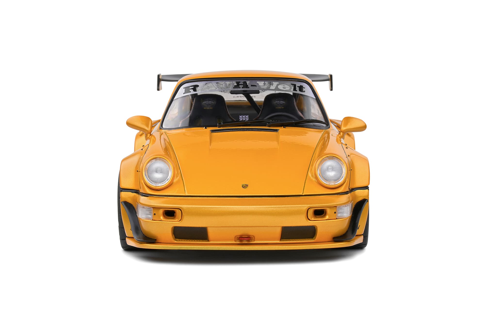 Solido RWB 964 Hibiki Orange Standmodellauto im Massstab 1_18