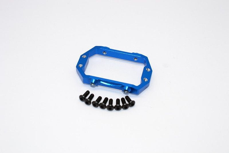 GPM Alu Servobefestigung blau für Tamiya DT03 GPM Alu Servobefestigung blau fuer Tamiya DT03 - RC-Zubehoer