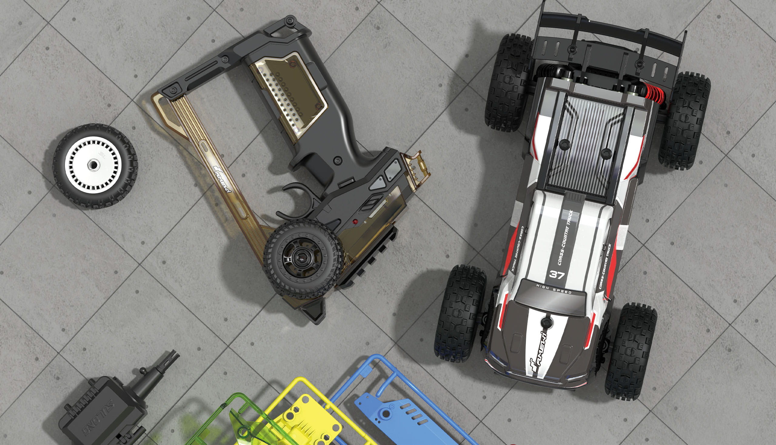 Amewi CoolRC DIY Hero Truggy 2WD 1:18 Bausatz