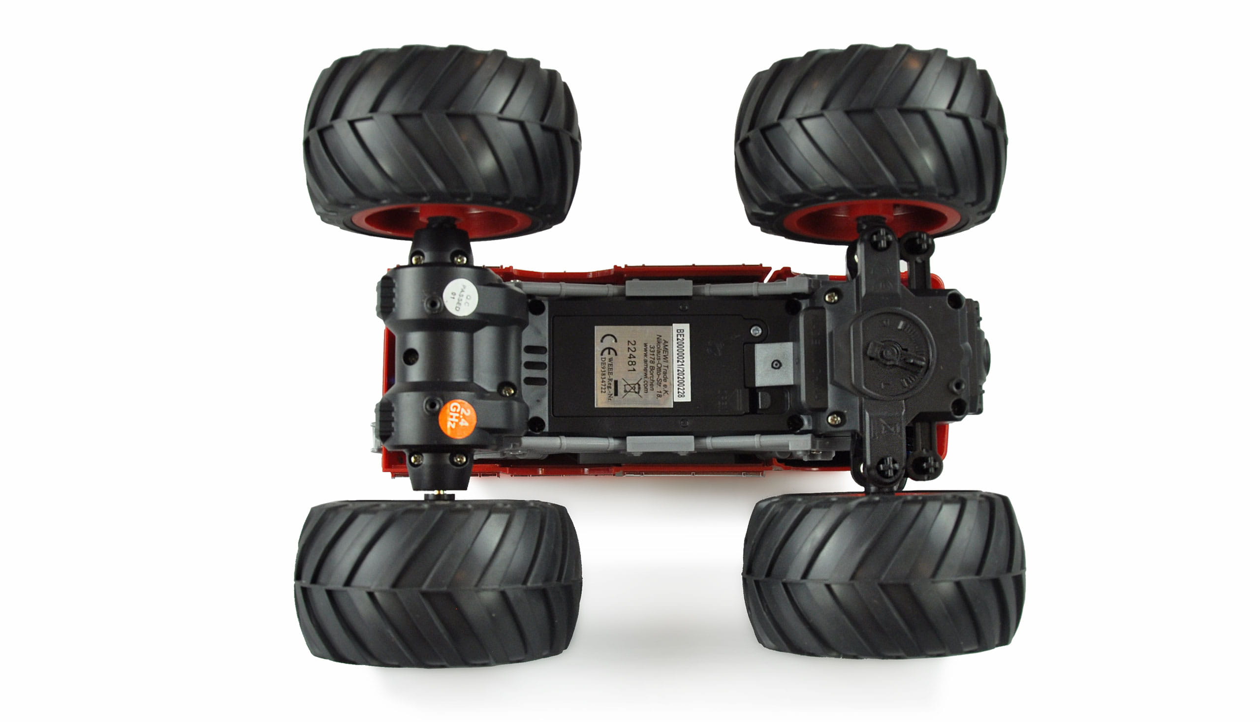 Amewi RC Monster Feuerwehr Truck 1:18, RTR