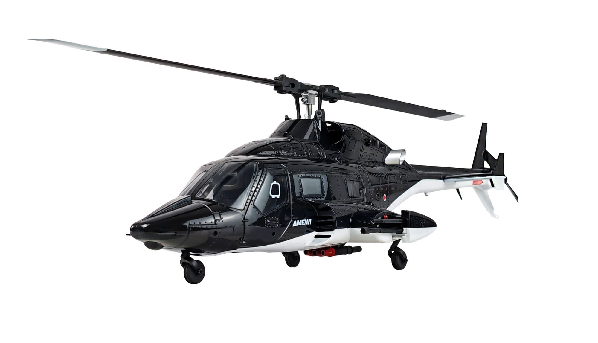 Amewi Bell 222 Airwolf Pro Helikopter 6-Kanal RTF mit Brushles
