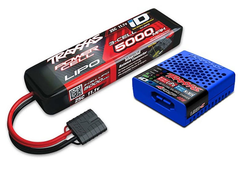 Traxxas USB-C 4A Ladegerät + LiPo 5000mAh 3s 11,1V Set Traxxas USB-C 4A Ladegerät + LiPo 5000mAh 3s 11,1V Set