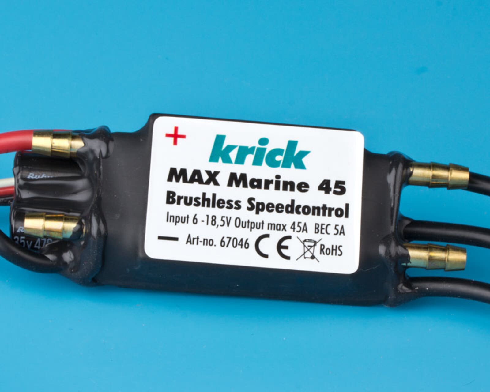 MAX Marine 45 Brushless Fahrtenregler - Modellzubehoer