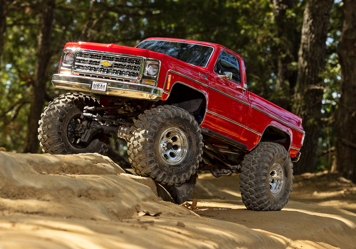 Traxxas RC Crawler TRX-4 Chevy K10 High Trail 1:10 RTR rot Traxxas RC Crawler TRX-4 Chevy K10 High Trail 1:10 RTR rot