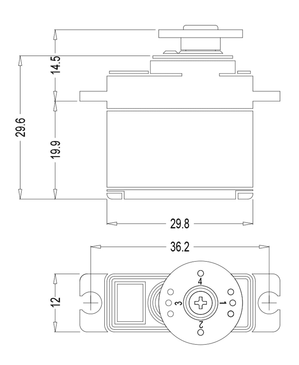 Hitec HS-81 Analog Servo 3 kg