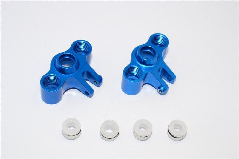 GPM Alu Achsschenkel eloxiert v_h blau fuer Traxxas 1_16 E-Revo - RC-Zubehoer