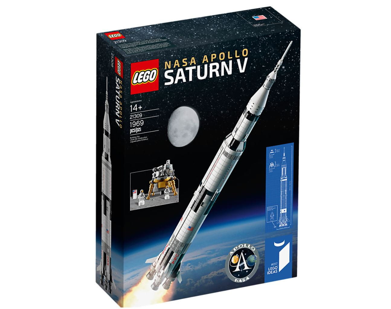 LEGO IDEAS Edition NASA Apollo Saturn V Rakete