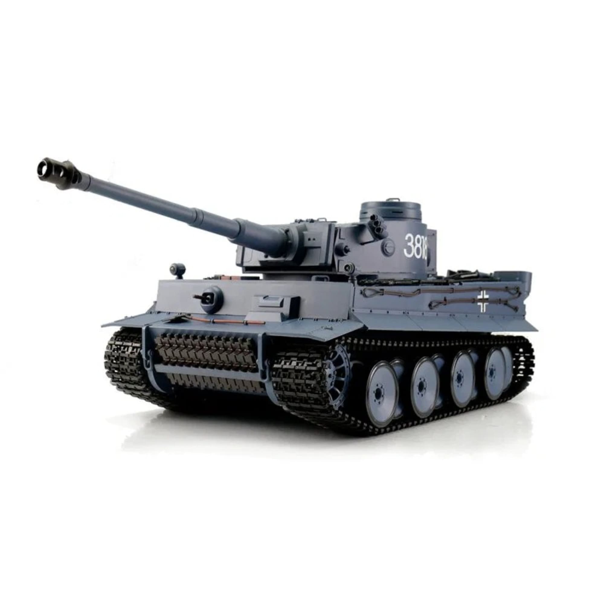 HengLong Tiger 1 Fruehe Ausfuehrung RC Panzer 1_16 BB_IR Metallketten Panzergrau