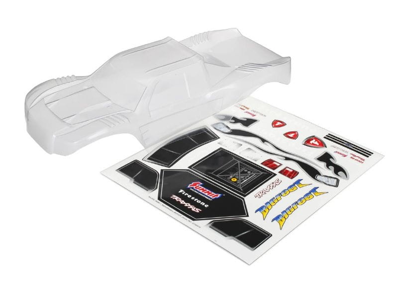 Traxxas Karosserie BIGFOOT unlackiert _ Aufkleber - RC-Zubehoer