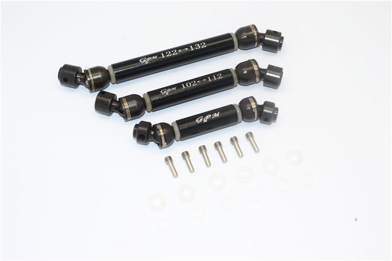 GPM Stahl CVD Kardan mit Alu Antriebswelle v/h/mitte schwarz für Traxxas TRX6 GPM Stahl CVD Kardan mit Alu Antriebswelle v_h_mitte schwarz fuer Traxxas TRX6 - RC-Zubehoer