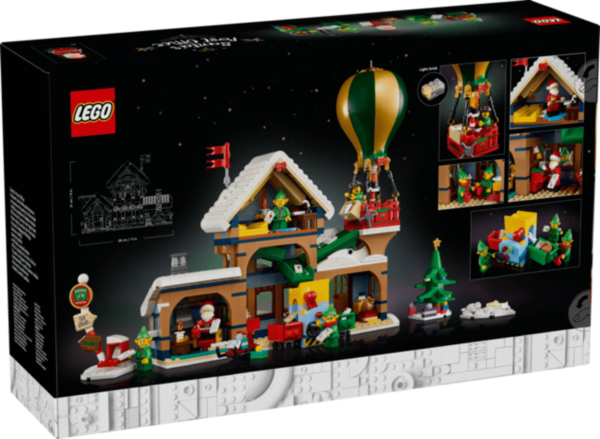 LEGO Icons 10339 Postamt des Weihnachtsmanns Winter-Set