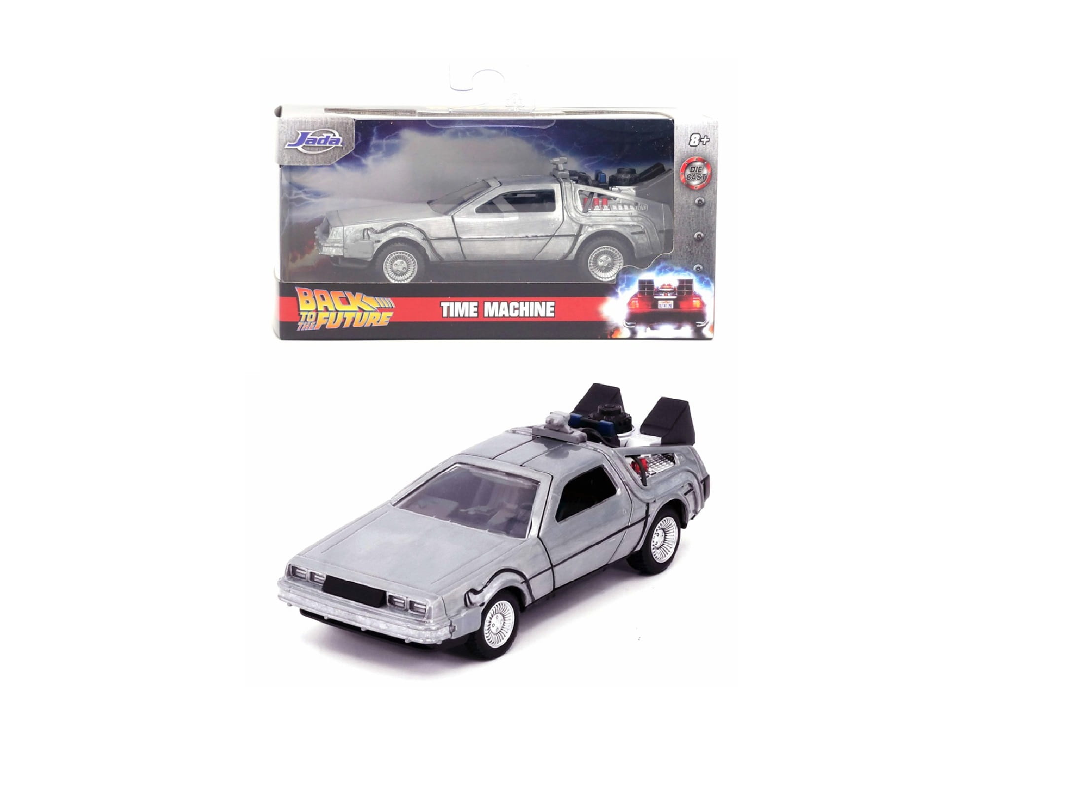 Jada Zurück in die Zukunft 1 Delorean 1:32 Modellauto Jada Zurück in die Zukunft 1 Delorean 1:32 Modellauto