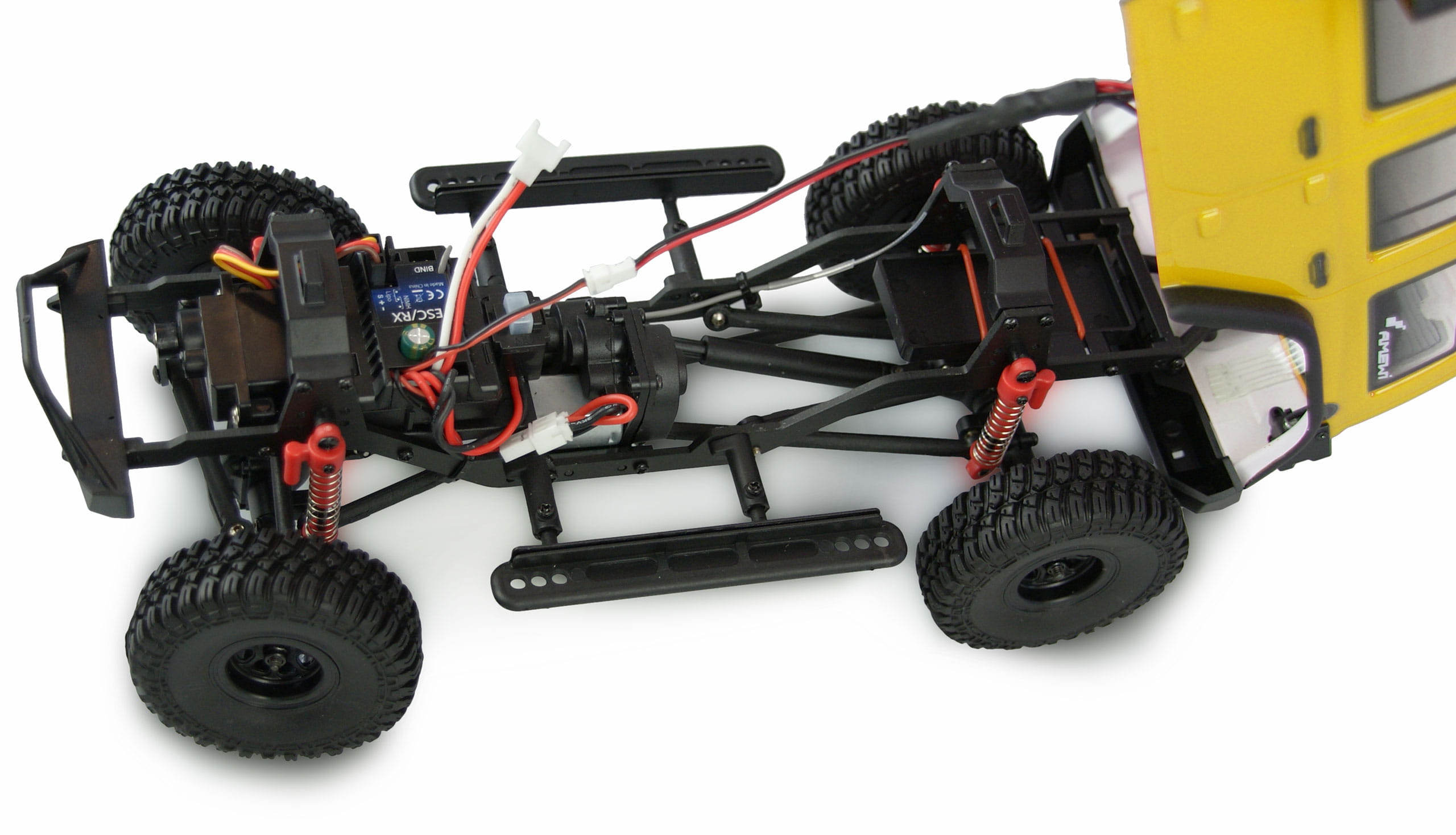 Amewi RC AM18 Kratos Scale Crawler 1:18 RTR, gelb