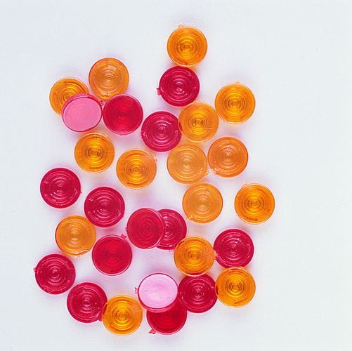 Wedico Beleuchtungsglaeser flach_ rot _ orange - RC-Zubehoer