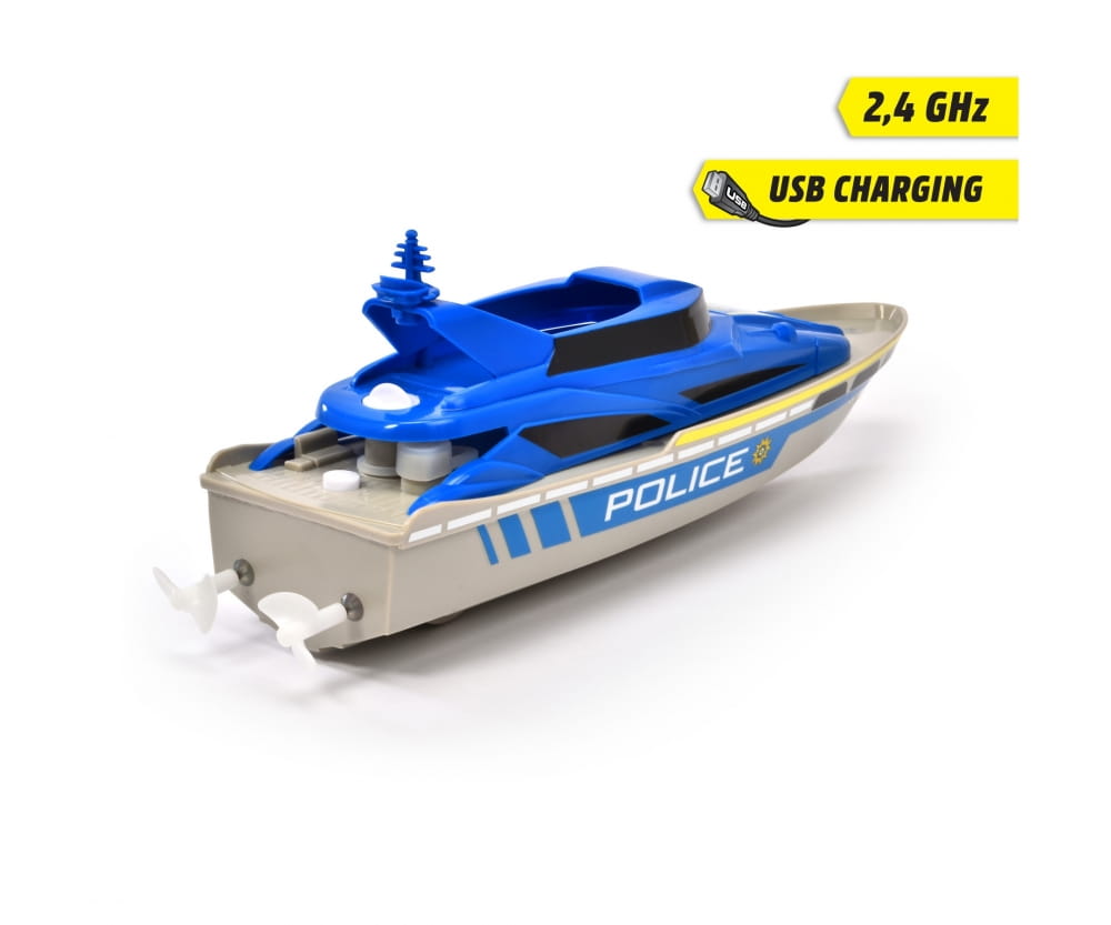 Dickie RC Police Boat, RTR