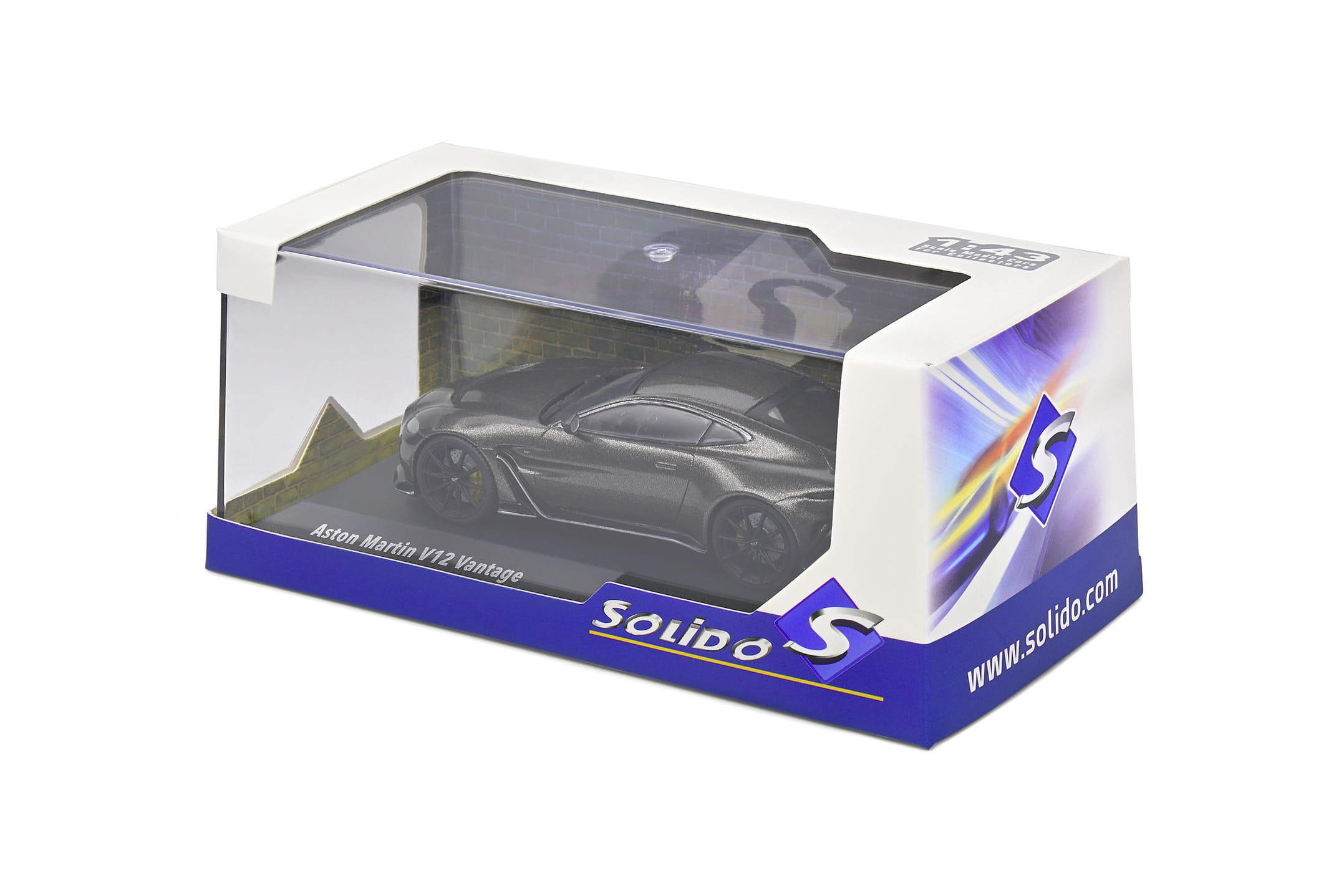 Aston Martin Vantage V12 1_43 Modellauto in Cumberland Grey von Solido