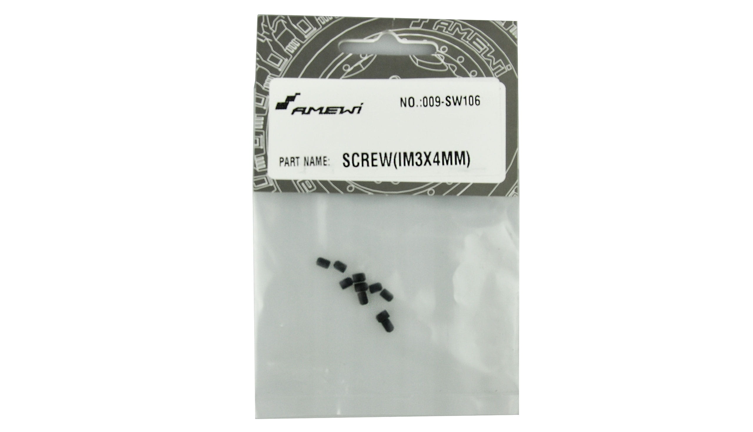 Amewi SW106 Madenschraube M3x4mm 10 Stück, EVO-X 6000