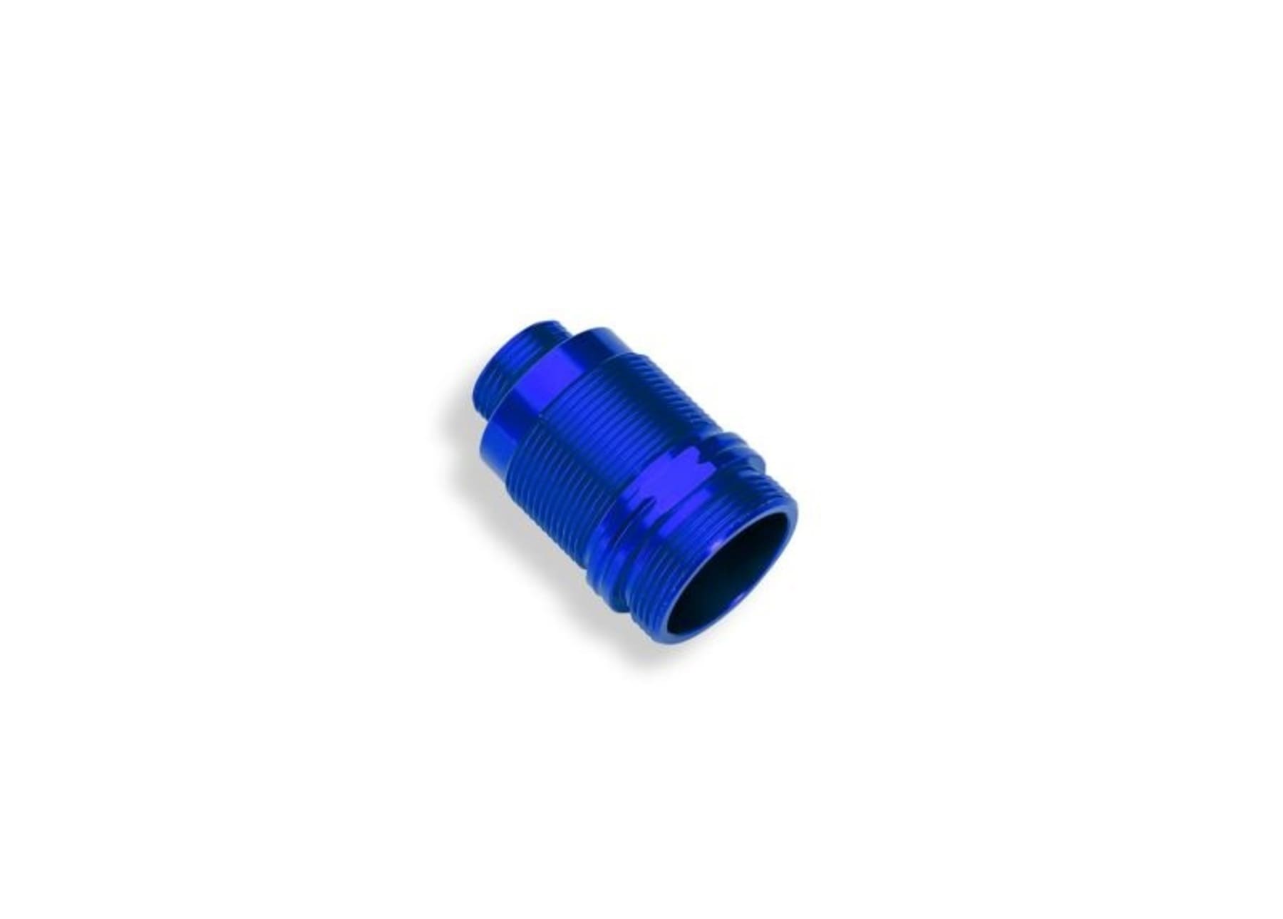 Mini GTR Alu-Daempfer-Gehaeuse kurz blau fuer Mini Slash 4x4 _ andere fuer RC Modelle