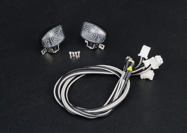 Lesu Scheinwerfer-Set fuer Front mit LED gelb und weiss - RC-Zubehoer