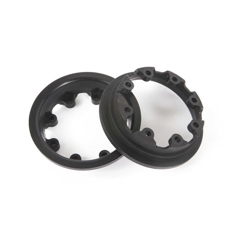 Axial 1.9 3pc. Raceline Monster Beadlock Wheels Blk (2) Axial 1.9 3pc. Raceline Monster Beadlock Wheels Blk (2)