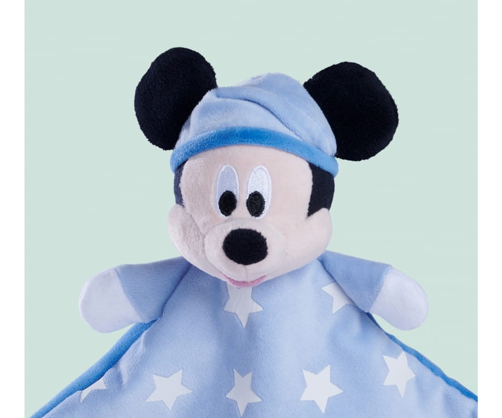 Simba Toys Disney Gute Nacht Mickey GID Schmusetuch