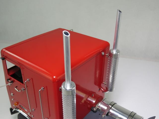 Wedico Auspuffabdeckung aus Aluminium 2 Stueck - RC-Zubehoer