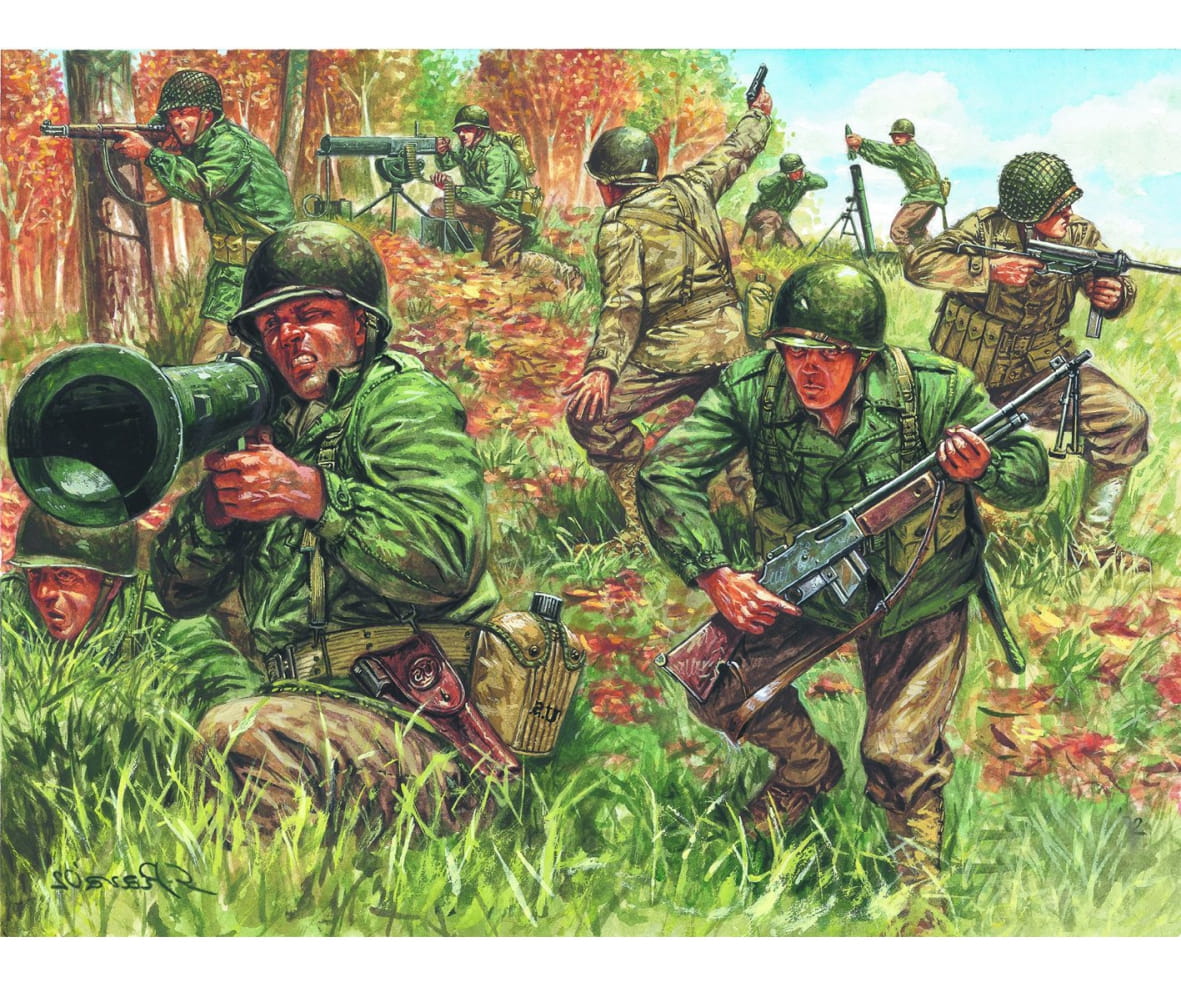 Italeri 1:72 2nd WW Amerikanische Infanterie