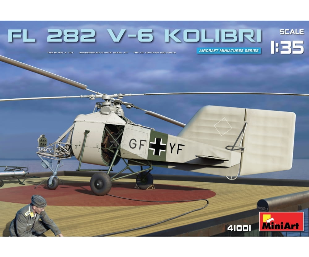 MiniArt 1:35 FL 282 V-6 Kolibri Hubschrauber Plastik Modellbau