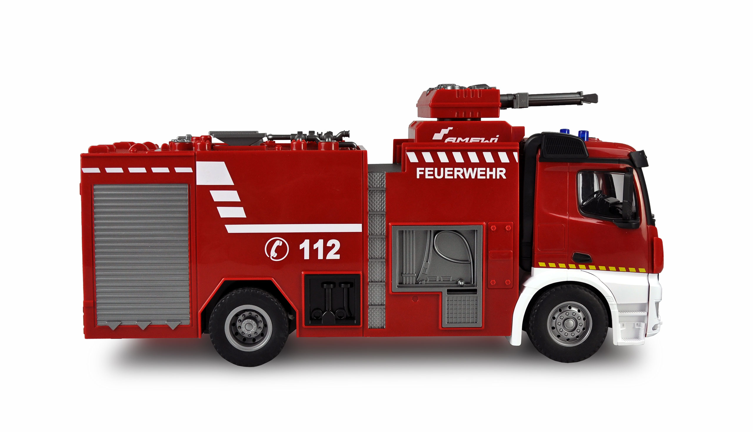 Amewi RC Mercedes-Benz Feuerwehr Loeschfahrzeug 1_18 RTR Lizenz