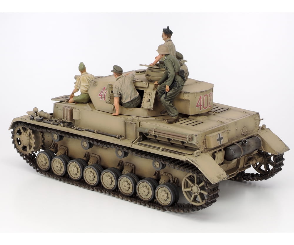Tamiya 1_35 Dt_ PzKpfw_IV Ausf_F m. Krad DAK - RC-Zubehoer