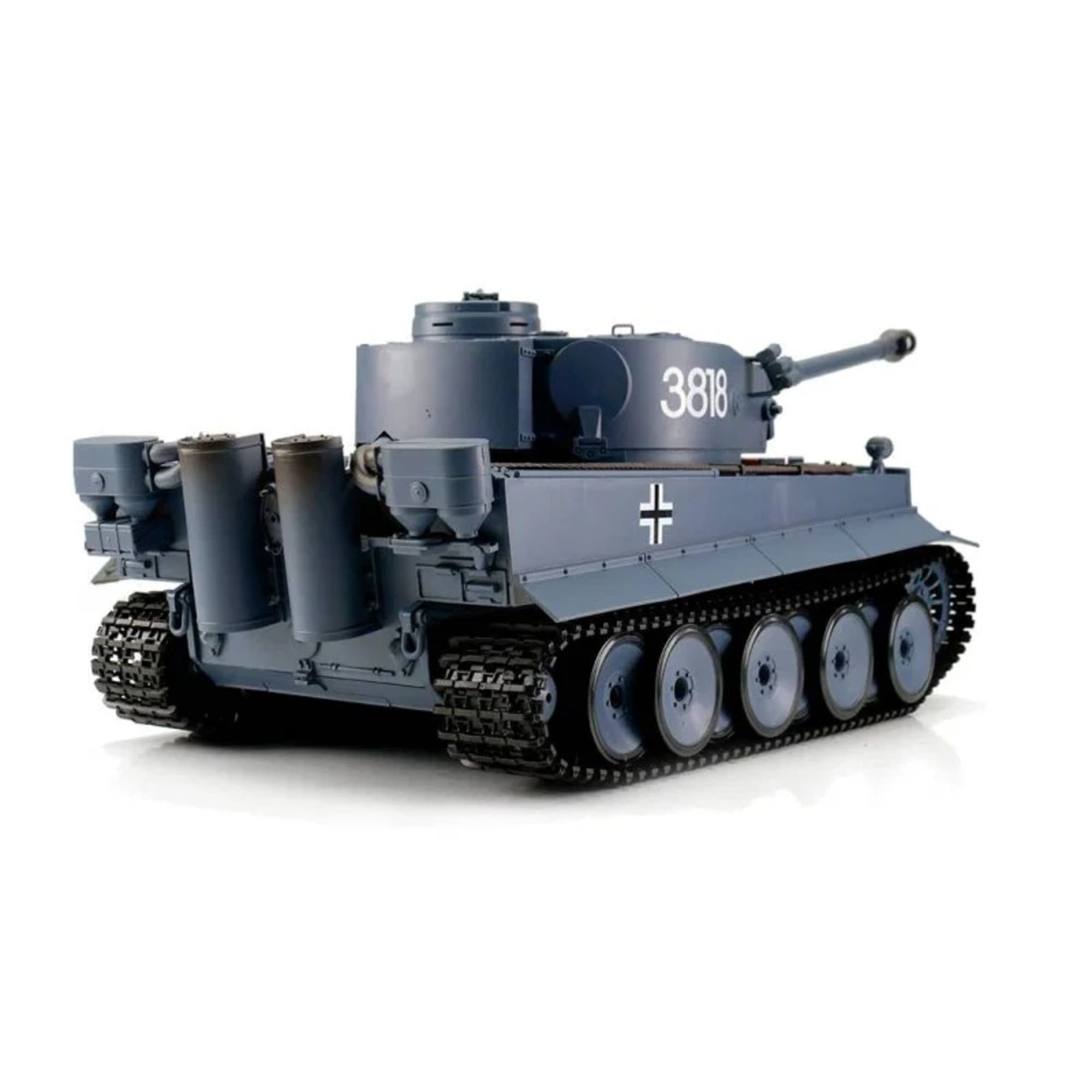 HengLong Tiger 1 Fruehe Ausfuehrung RC Panzer 1_16 BB_IR Metallketten Panzergrau