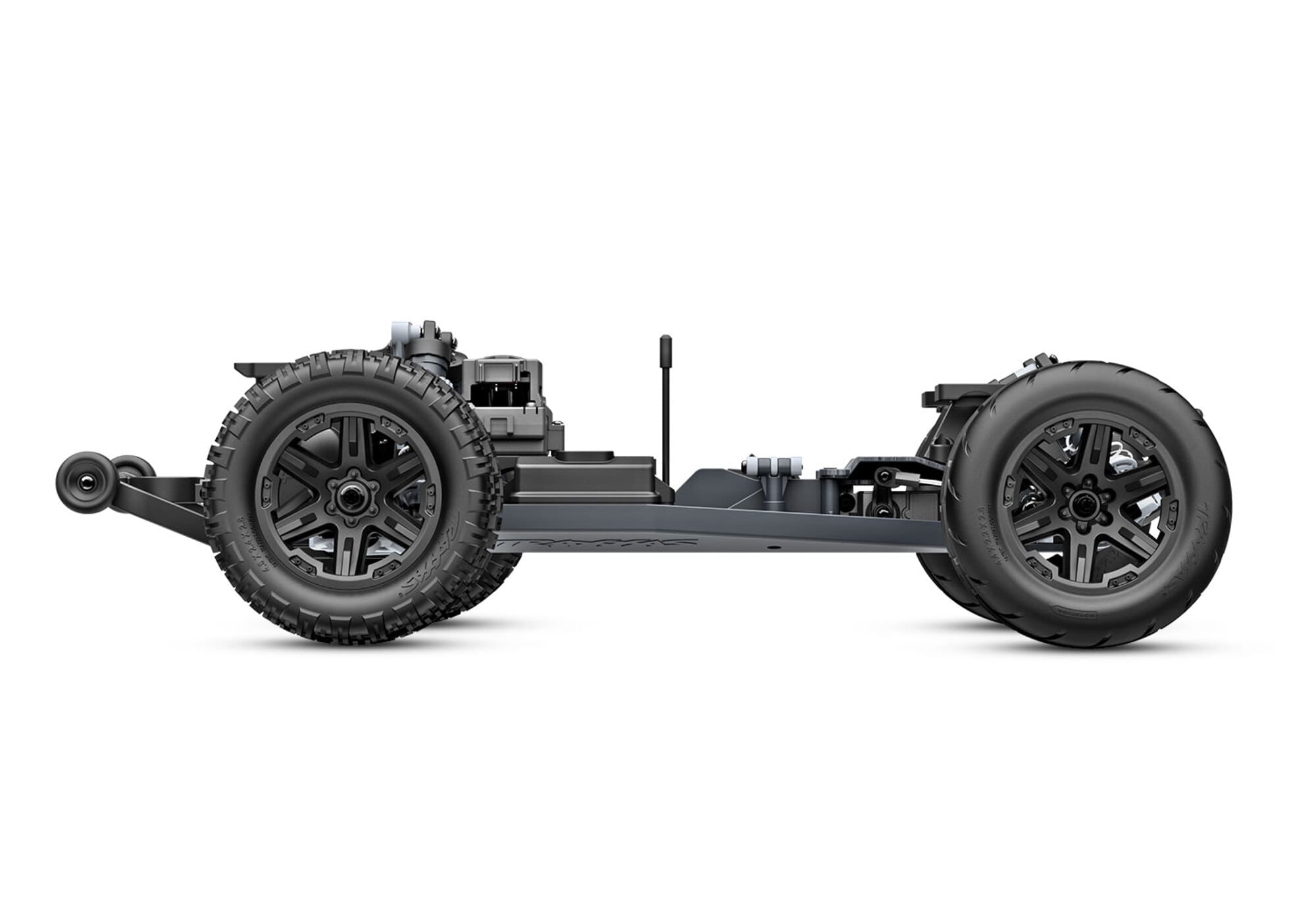 Traxxas Rustler 2WD VX3 Brushless RTR Stadium Truck Schwarz