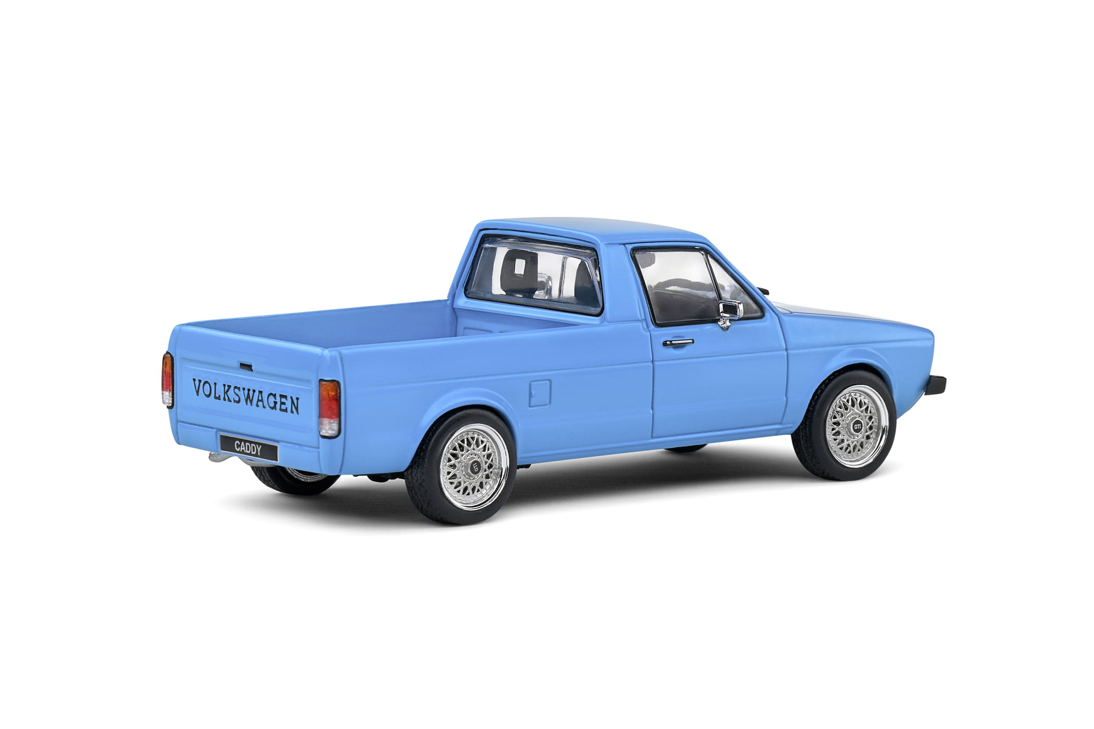 Solido 1_43 VW Caddy Pick Up Miami Blue Modellauto 1990