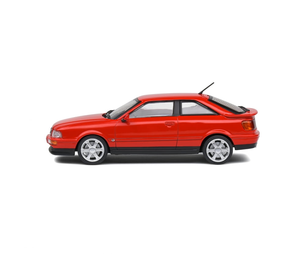 Solido 1_43 Audi S2 Coupe Modellauto rot - Detailgetreue Nachbildung