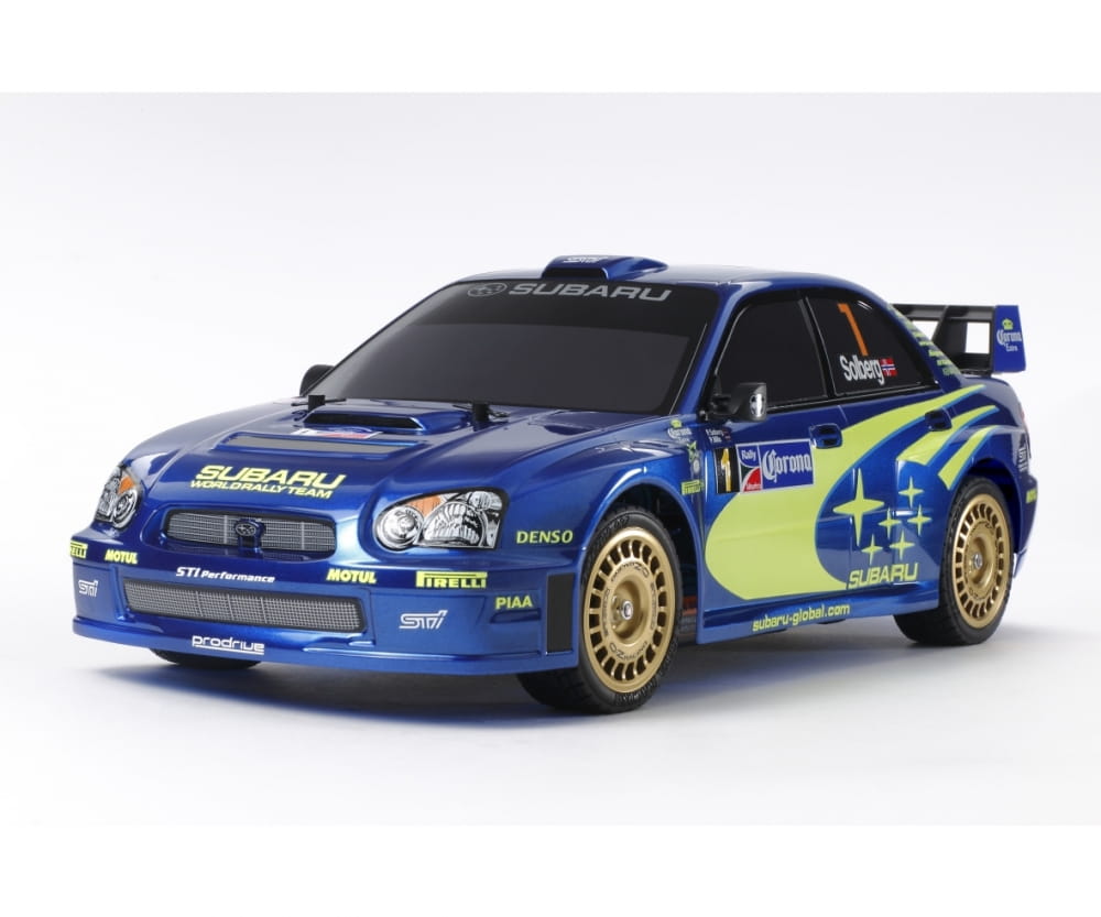 Tamiya 1:10 RC Subaru Impreza WRX 2004 (TT-01E) 2,4Ghz Komplett Set