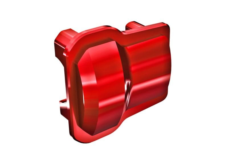 Traxxas Achsen-Gehaeusedeckel 6061-T6 Aluminium rot _2_ - RC-Zubehoer