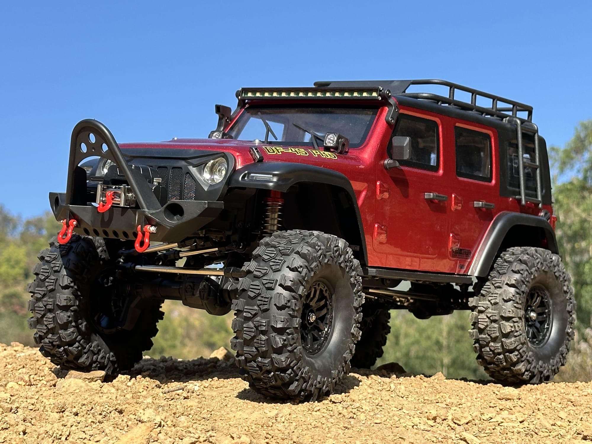 DF Models DF-04S PRO BL RC Crawler 1_10 Brushless RTR in Metallic Rot