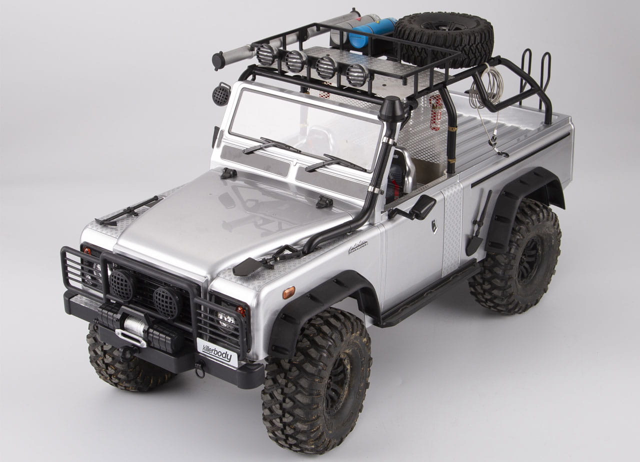 Killerbody Marauder II Karosserie Silber für TRX-4