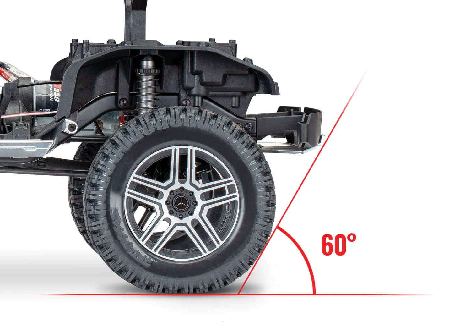 Traxxas Crawler TRX-4 Mercedes G 4x4 2,4Ghz schwarz RTR Bausatz 1:10