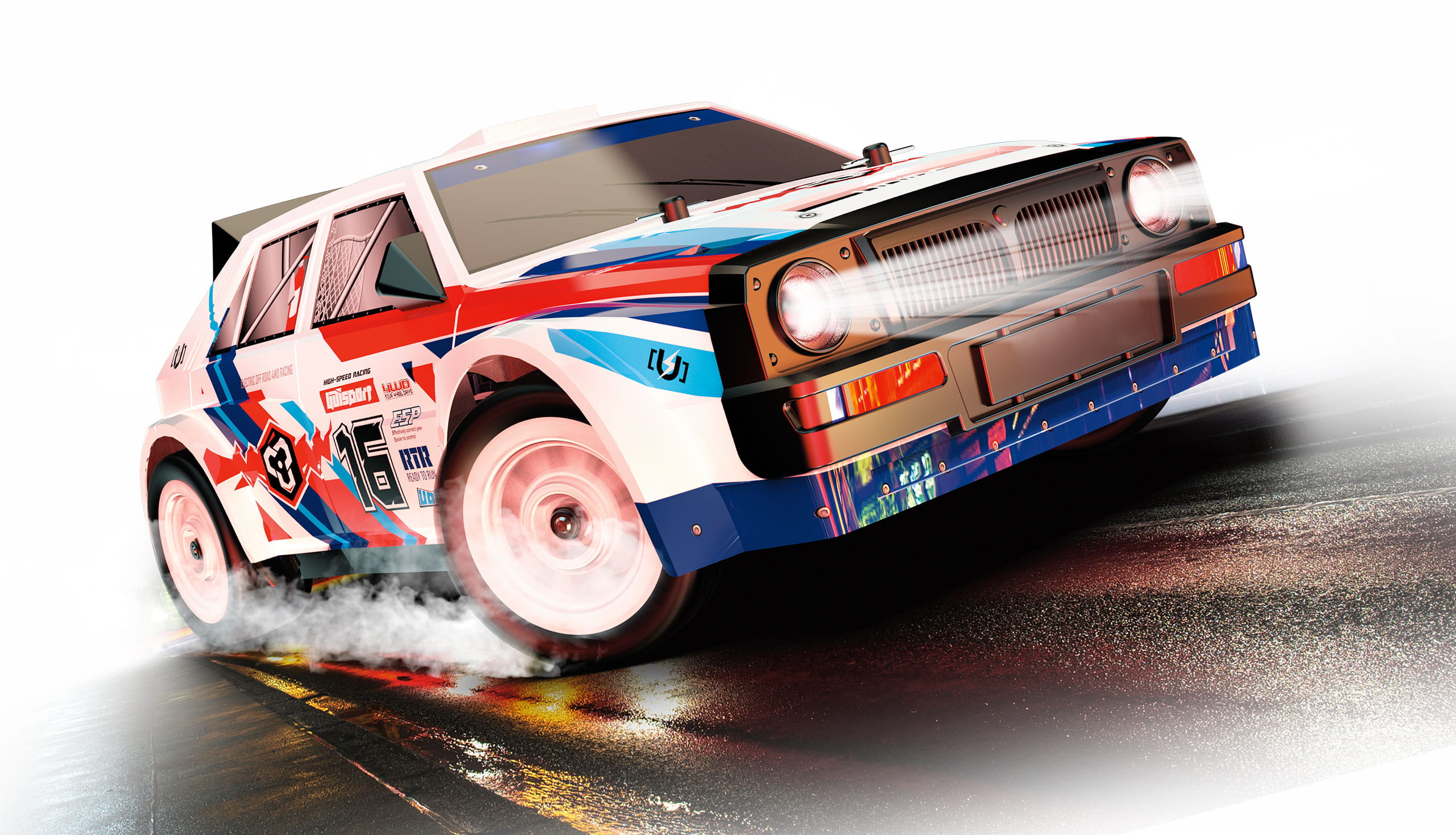 Amewi RC LR16 Rallye Drift Fahrzeug brushed 4WD 1:16 RTR